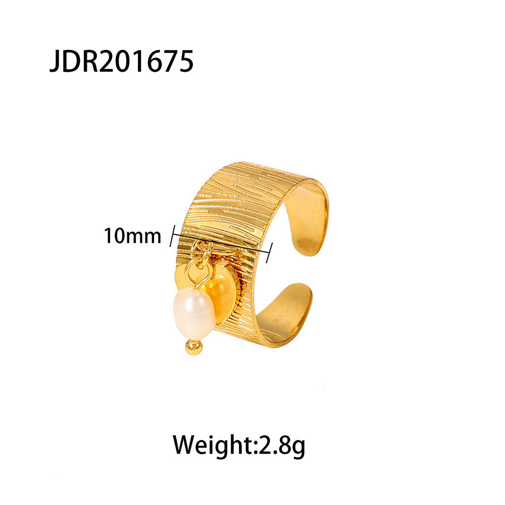 Stainless Steel Pendant Ring Titanium Steel No Fading