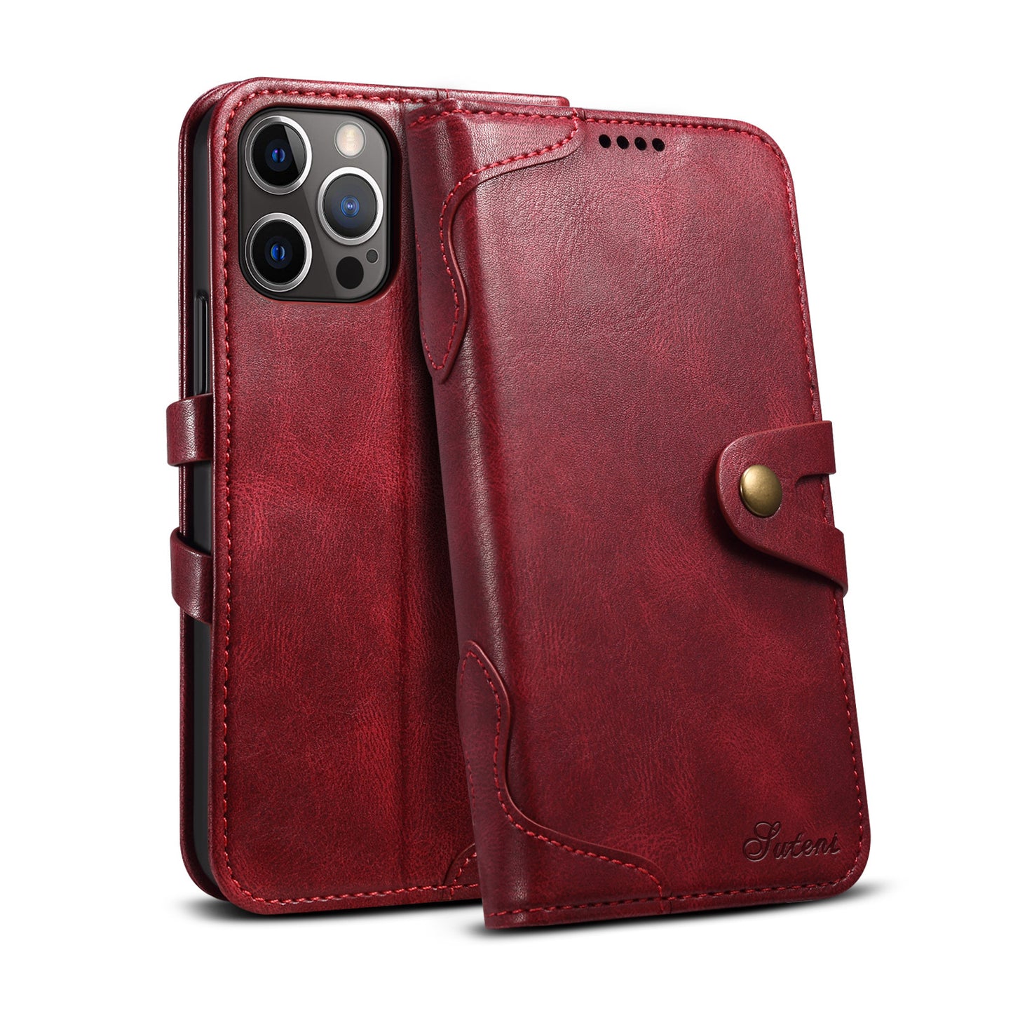 Flip Phone Case - Leather Wallet Bag