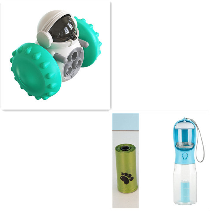 Smart Interactive Balance Car Treat Dispenser Toy for Cats & Dogs  - Cat And Dog Toys Slow Food Interactive Balance Car Multifunctional Fun Development Smart Pet Feeding Dog Toy Car Pets Products - JumoShop