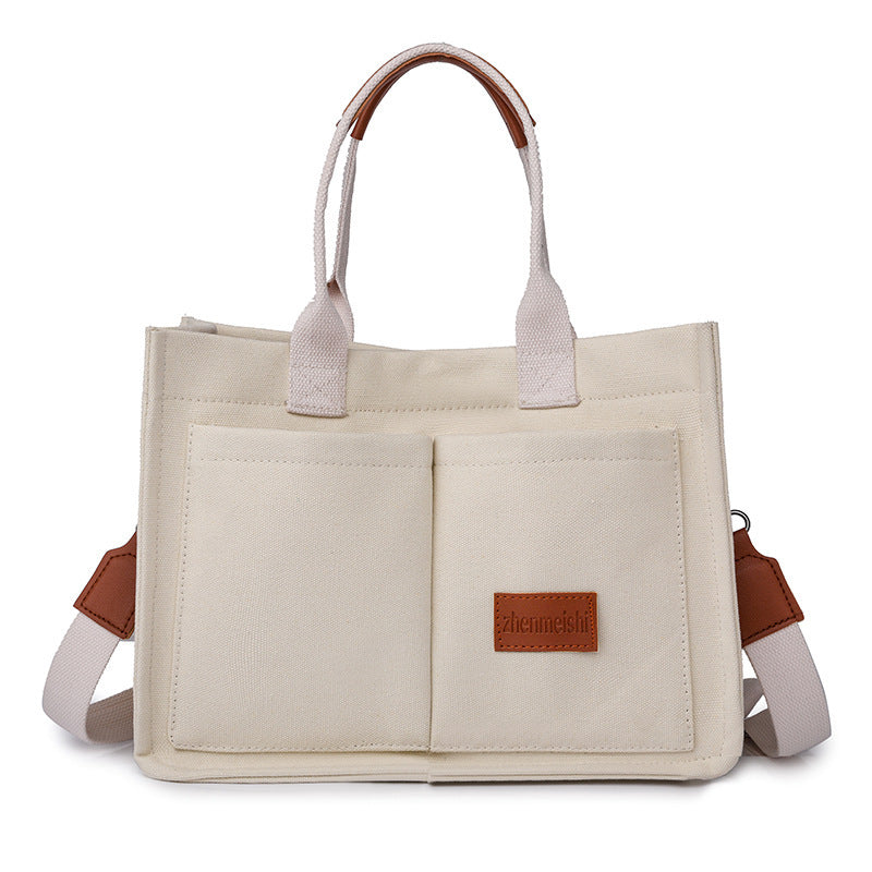 Tote Shoulder Bags - Women's Mommy Bag Large Capacity Messenger Multi Pocket Crossbody Chic Reusable Hand Bag
