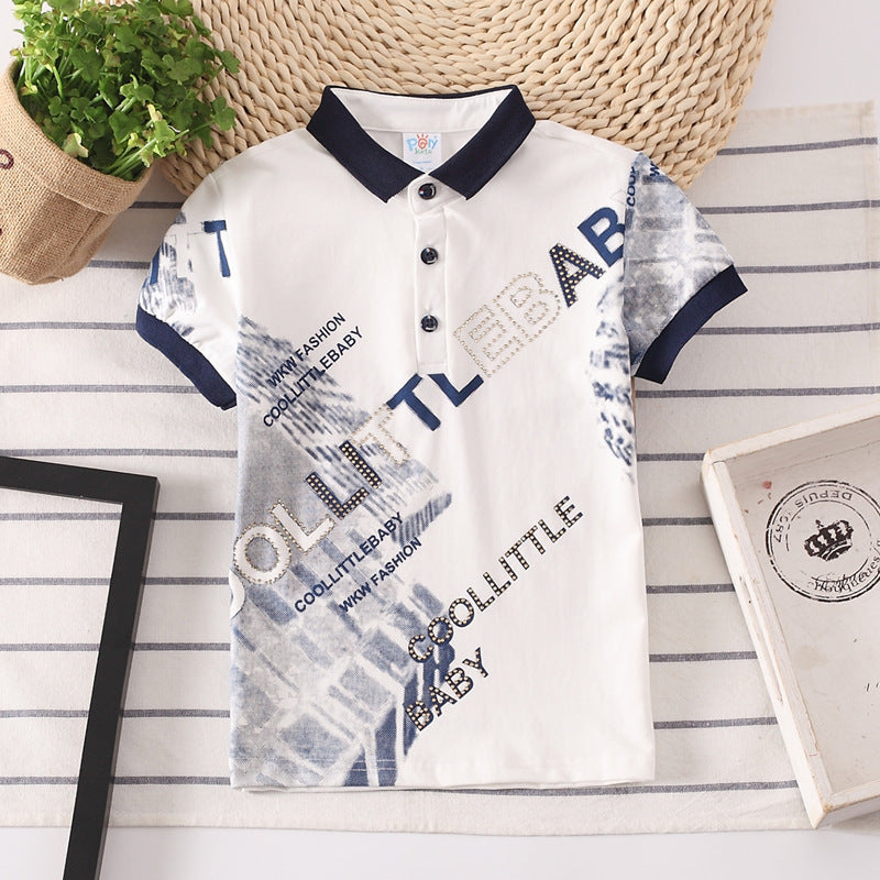 Kids Shirt -  Boys Tops Children Clothes Wear