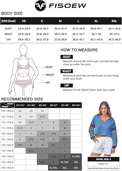 Fashionable Women's Long Sleeve Crop Tops - V Neck Color Block Casual Loose Pullover Cropped Sweatshirt