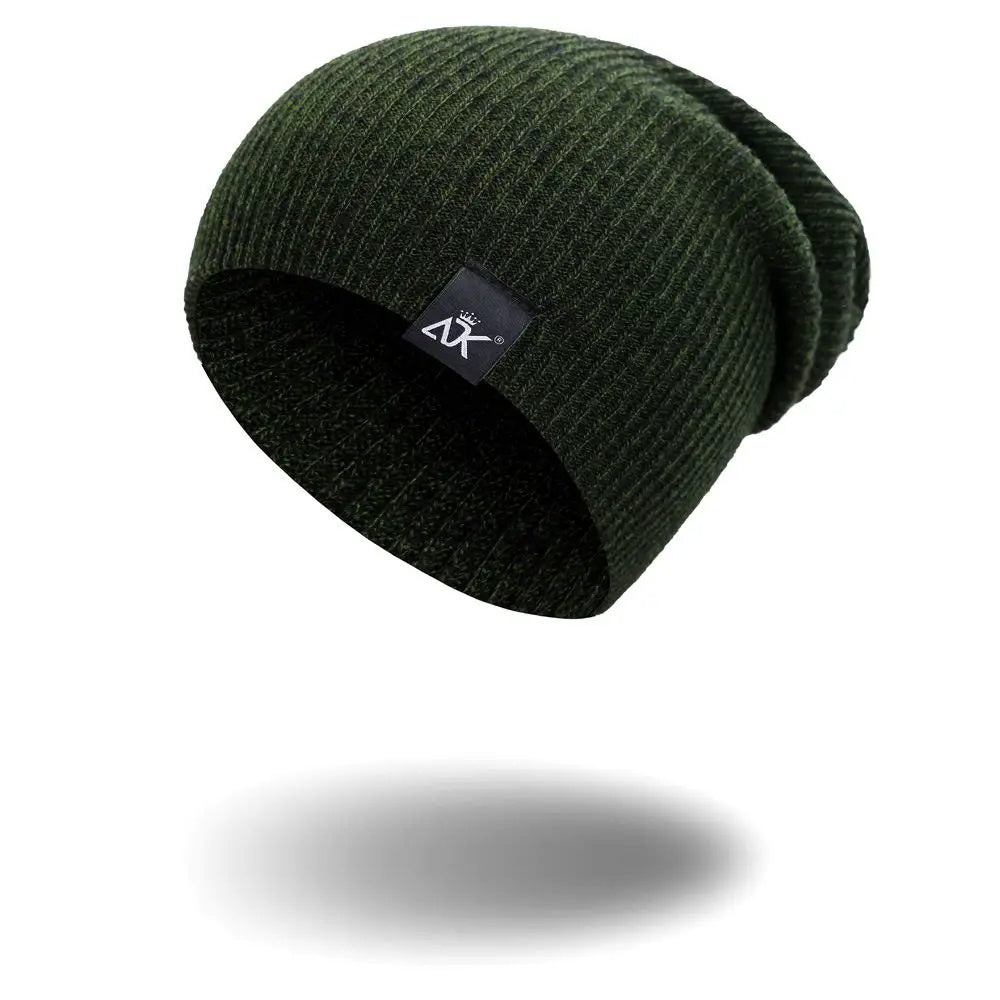 Unisex Fashionable Knitted Beanie - Winter Wool Elastic Hat For Outdoor Cycling, Camping, Travel Winter Beanie Hat Acrylic Knit Hats For Men Women