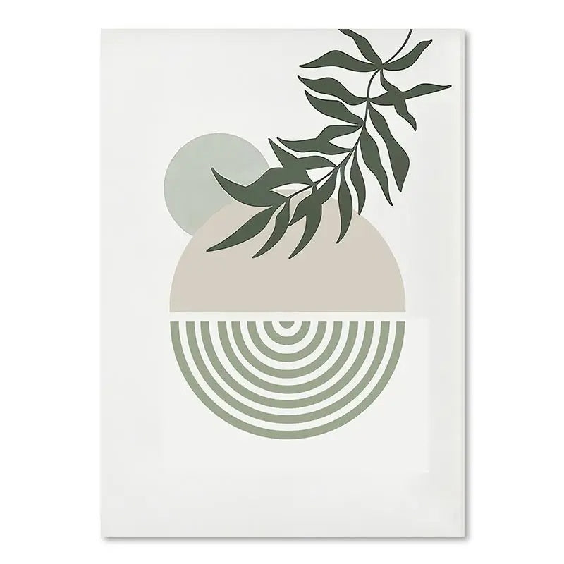 Green Plant Decorative Painting – Vertical Rectangle Canvas Wall Art! - JumoShop