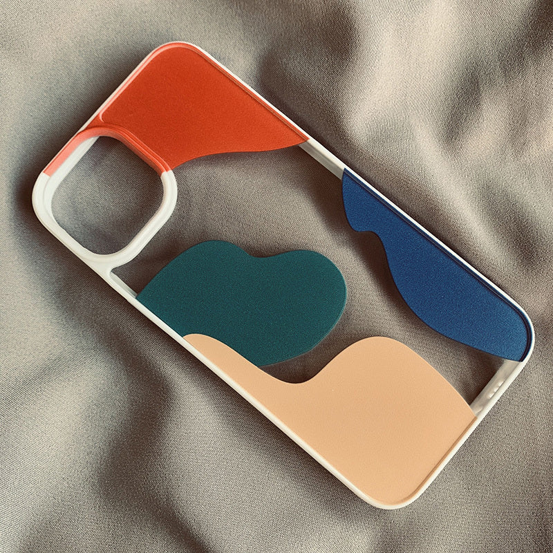 Color Block Contrast Color Geometry Mobile Phone Cases