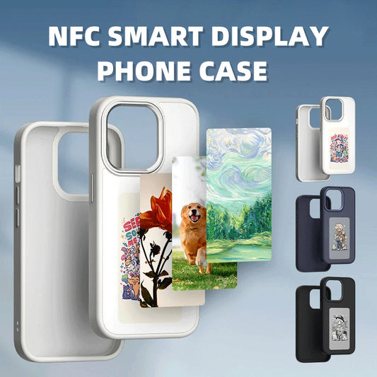 E-ink Screen Phone Case - Unlimited Screen Projection Personalized Phone Cover Battery Free New Designer Luxury Phone Case