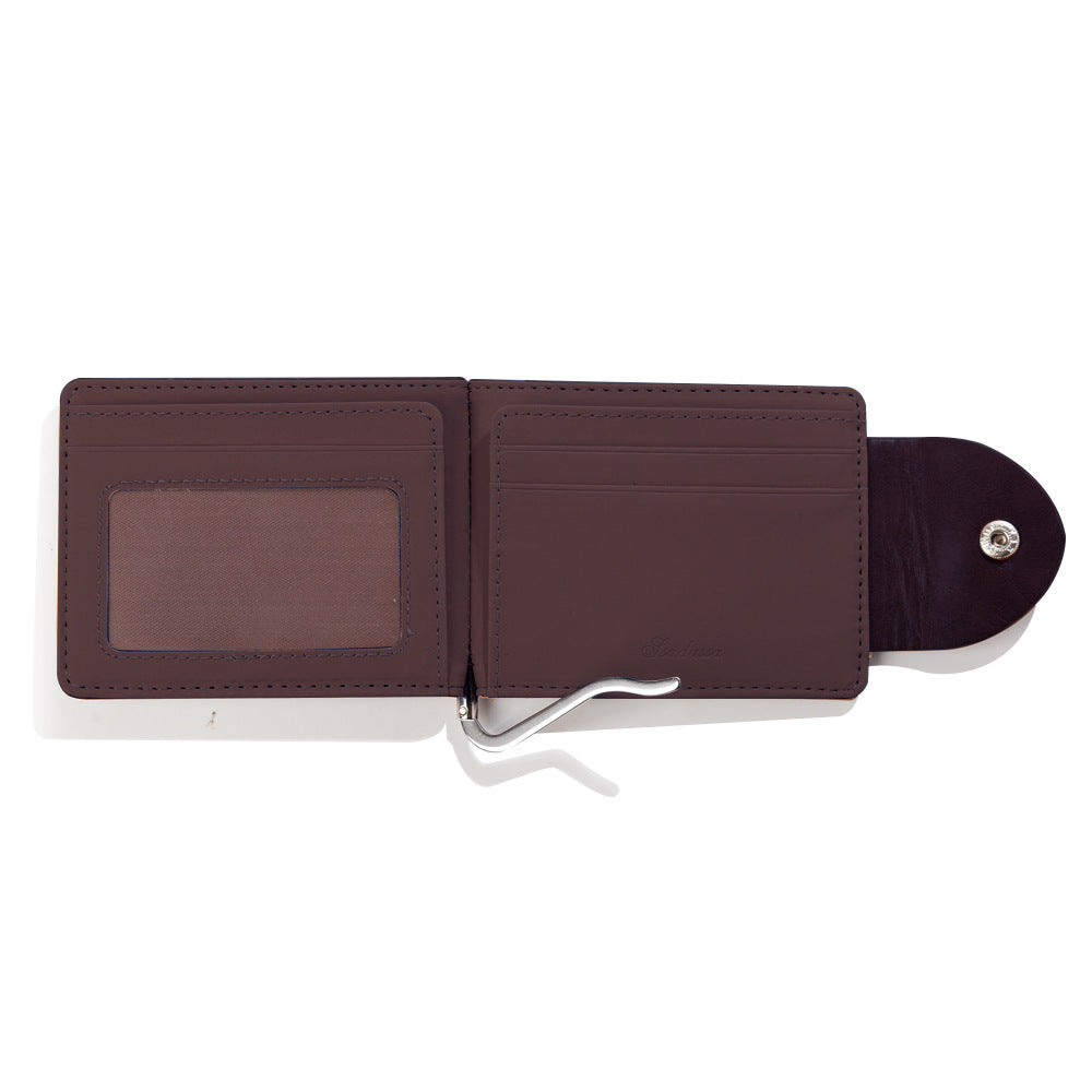 Men's Wallet - Leather Wallet Short Fashion