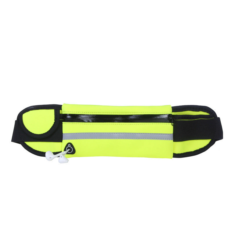 Fitness Waist Bag With Pocket  - Slim Running Jogging Belt Fanny Pack Bag For Hiking Cycling Workout Sports Gym