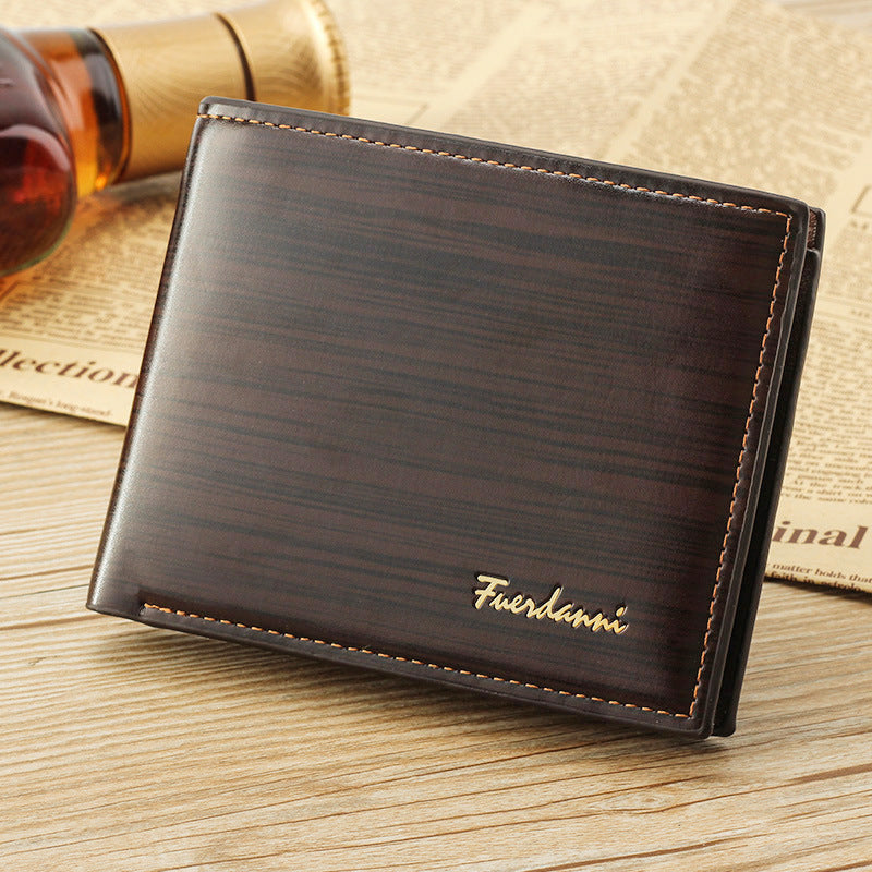 Men's Wallet - Short Wallet Glossy Wallet