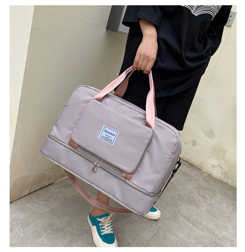 Foldable Travel Duffel Bags - Sports Gym Tote Bag Women