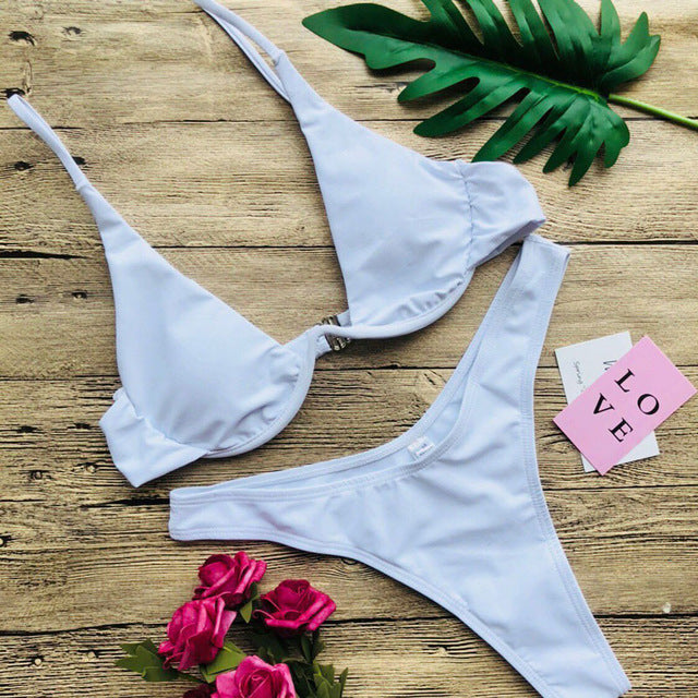 Sexy Women Bikini Beachwear - Push-up Swimwear
