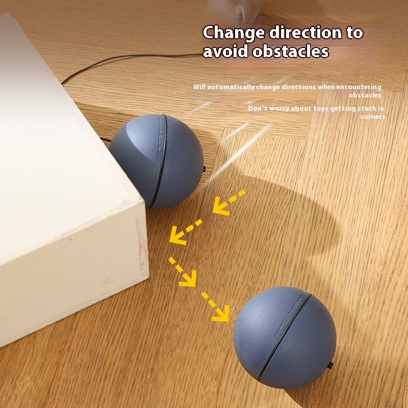 Cat Mouse Teaser Ball - Fun Moving Toy For Pets Cat Dog, Electric Teaser Ball, Automatic Intelligent Rolling Ball Pet Products