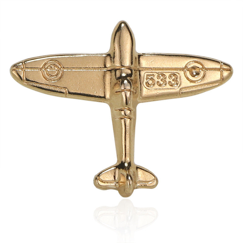 European And American Trendy Suit Aircraft Brooch -  Sweater Accessories Small  Alloy Corsage