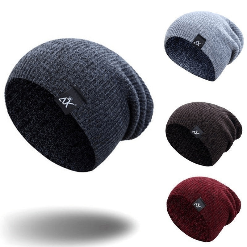 Unisex Fashionable Knitted Beanie - Winter Wool Elastic Hat For Outdoor Cycling, Camping, Travel Winter Beanie Hat Acrylic Knit Hats For Men Women