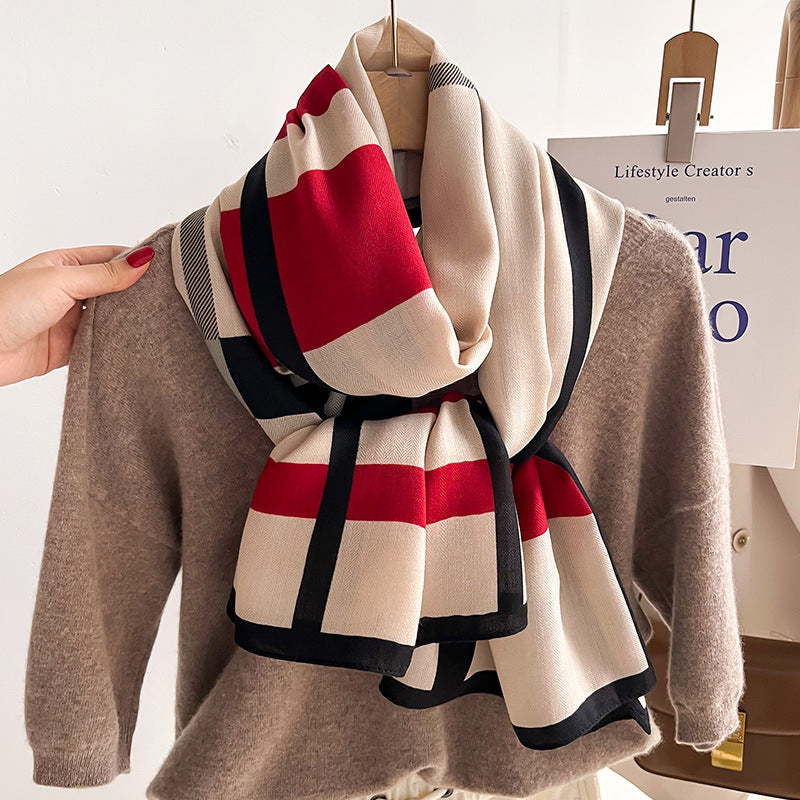 Autumn And Winter Warm Talma Scarf