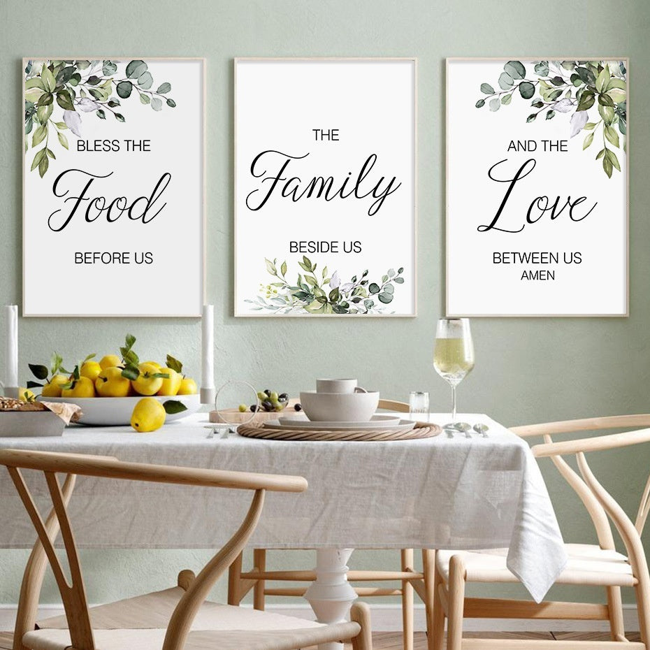 Minimally Designed Home Living Room Background Wall Decoration Painting! - JumoShop