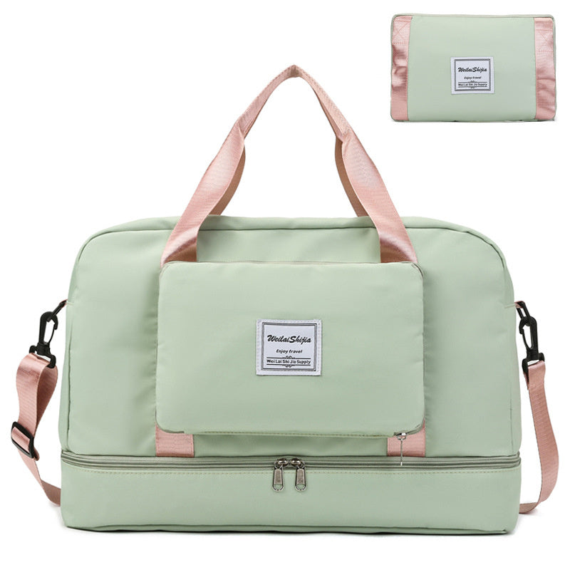 Foldable Travel Duffel Bags - Sports Gym Tote Bag Women