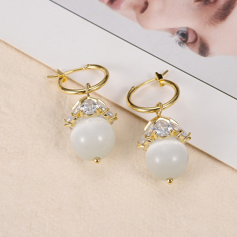 Opal Butterfly Stud Earrings Women!