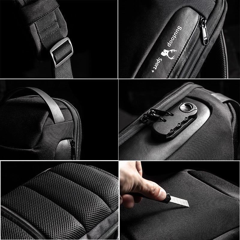 Men's Chest Bag - Messenger Bag, Anti-theft Shoulder Bags