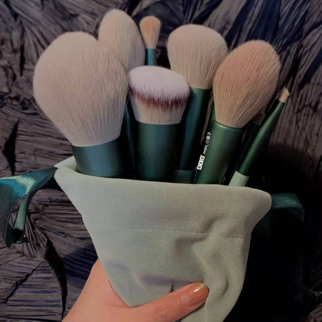 13Pcs Makeup Brush Set Make Up Concealer Brush Blush Powder Brush Eye Shadow Highlighter Foundation Brush Cosmetic Beauty Tools - JumoShop