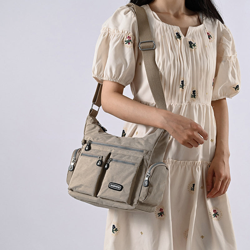 Women's Shoulder Bags - Multiple Pockets Waterproof Crossbody Bags