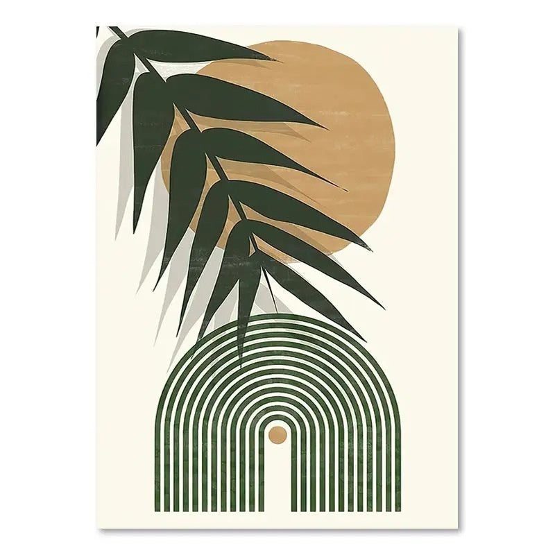 Green Plant Decorative Painting – Vertical Rectangle Canvas Wall Art! - JumoShop