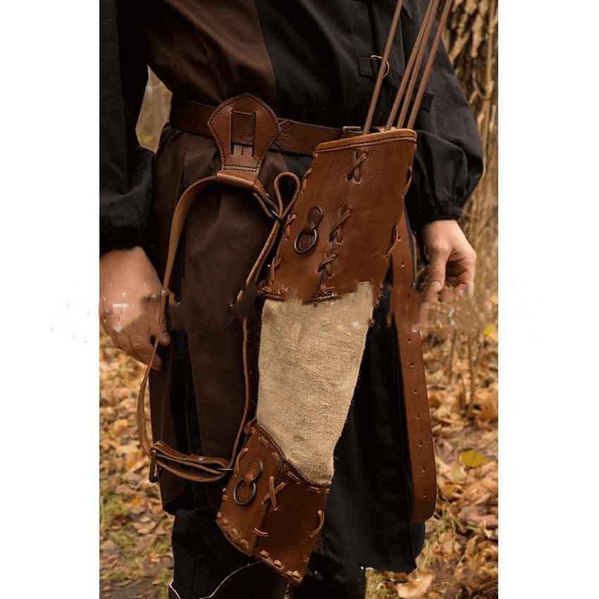 Warrior Hand Woven Skin Spliced Quiver