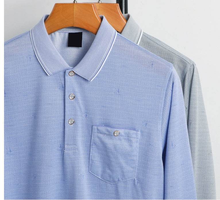 Long-sleeved T-shirt With Thin Spring And Autumn Lapels