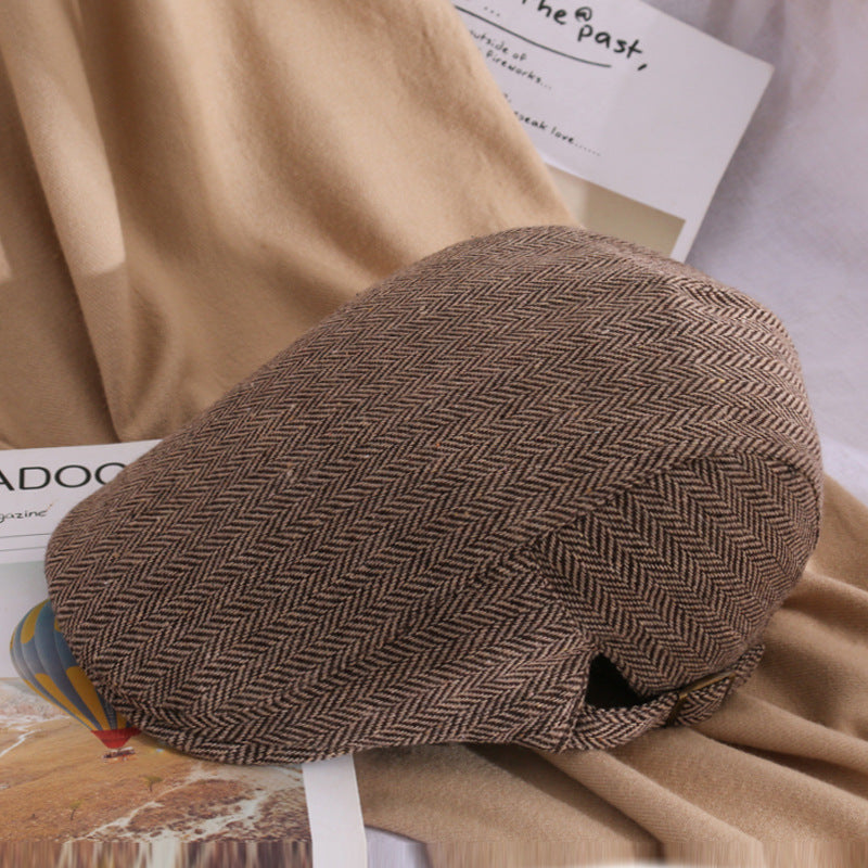Autumn And Winter Woolen Mens And Women's Beret Caps