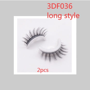 Reusable 3D Mink Lashes - Natural False Eyelashes Self Adhesive Glue Free Makeup Eyelash