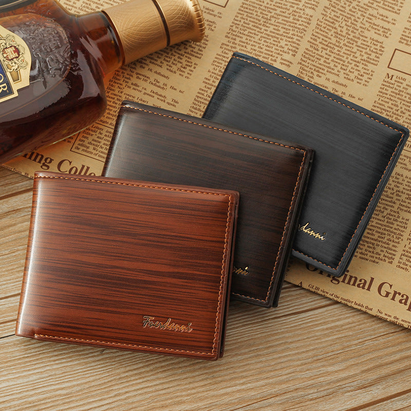 Men's Wallet - Short Wallet Glossy Wallet