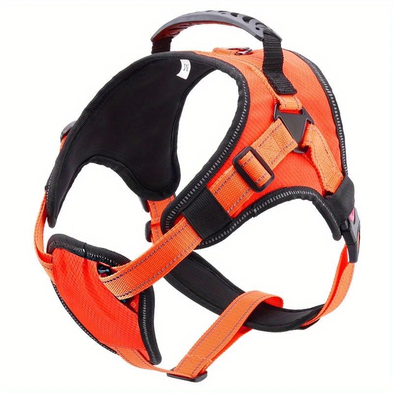 Nylon Dog Harness No Pull Breathable Reflective Pet Harness Vest For Small Large Dog Outdoor Running Dogs Training Accessories - JumoShop