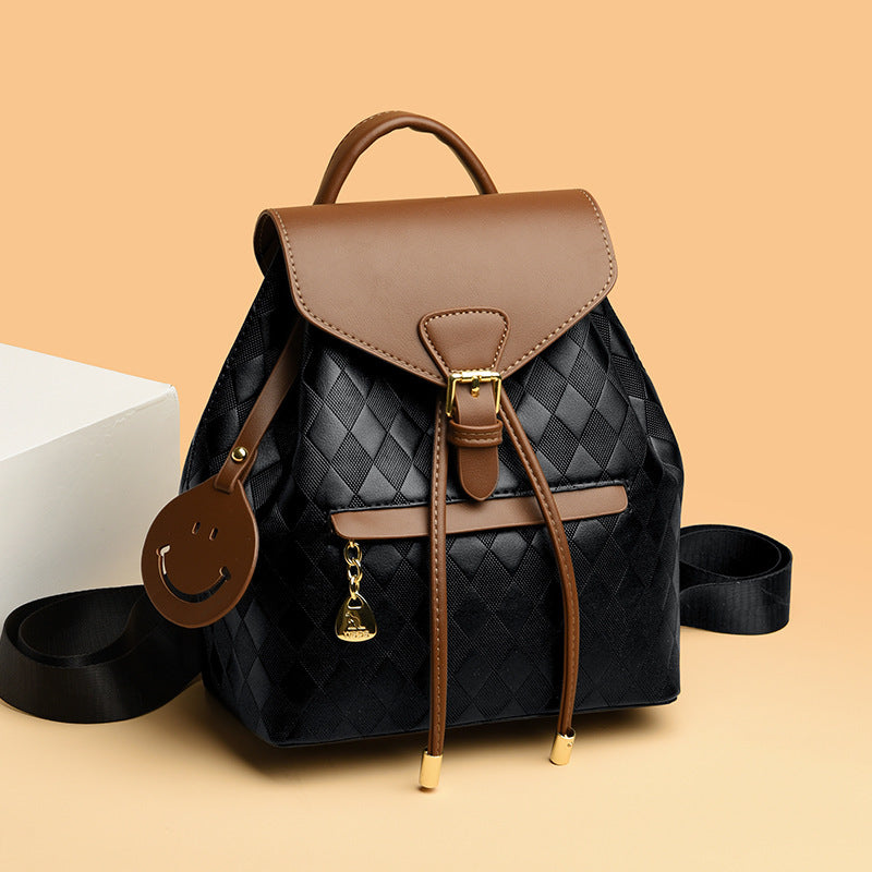 Female Backpack - Casual Multifunction Women's Leather Backpack