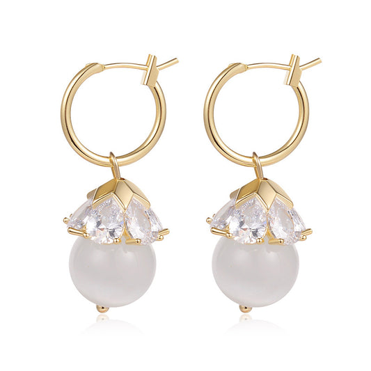 Opal Butterfly Stud Earrings Women!