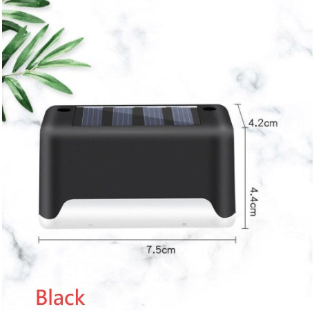 New Upgrade Waterproof LED Solar Fence Lamp - Solar Deck Lights Solar Step Light Outdoor For Patio Stairs Garden Pathway Step Yard