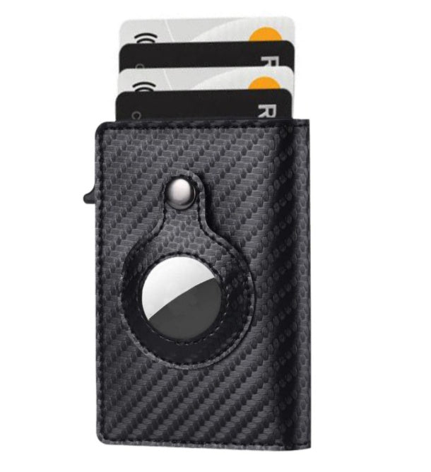 Air Tag Wallet - Anti Theft Bullet Card Bag