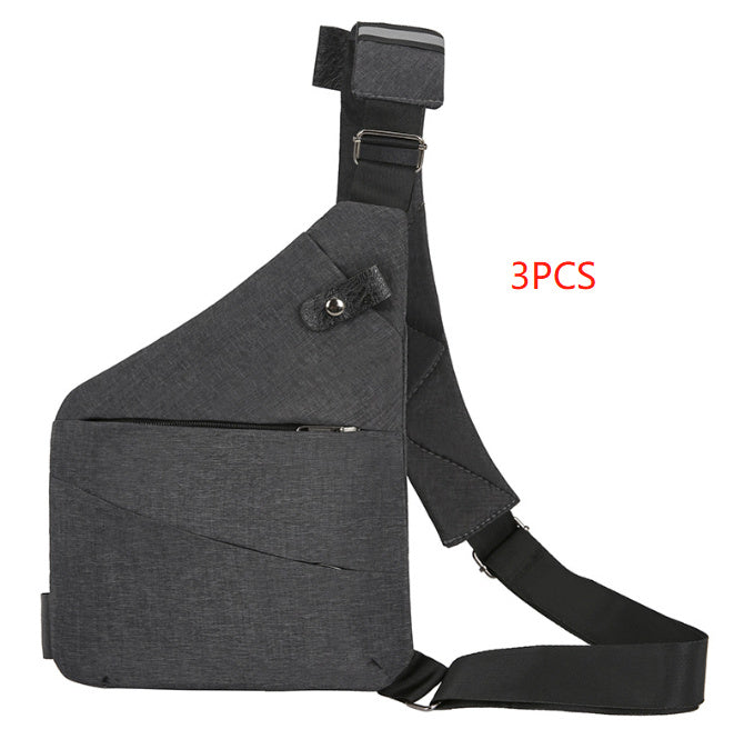Men's Multifunctional Shoulder Bags - Sports Chest Pack Bags