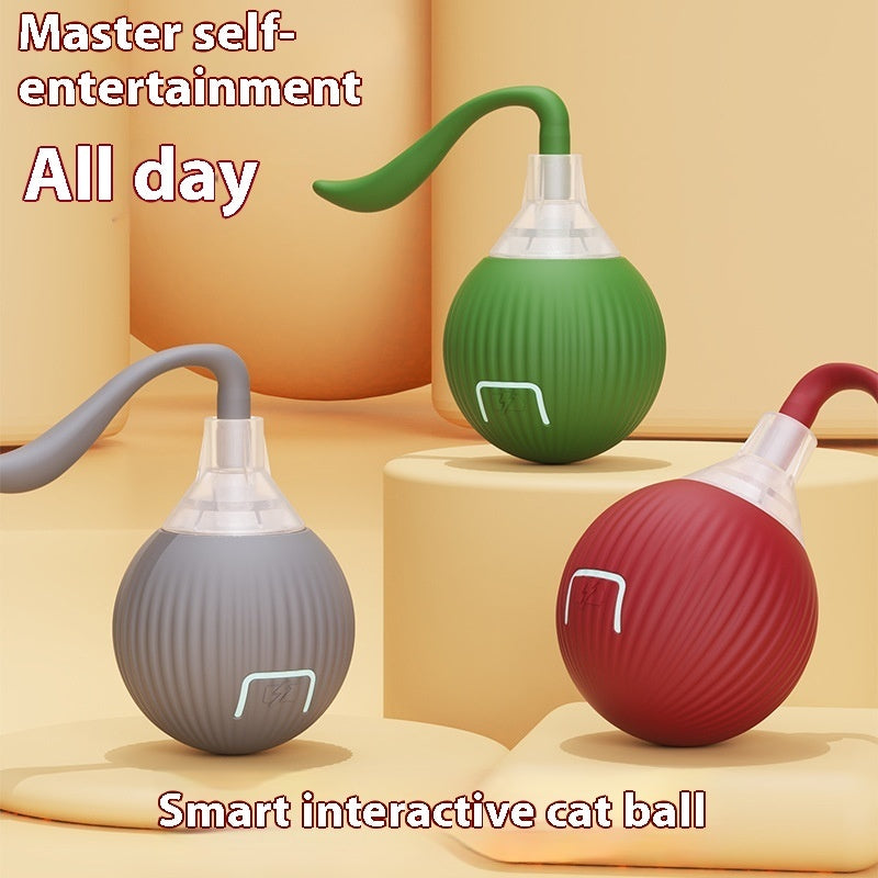 Interactive Cat Toy Ball Super Drive Cat Rolling Ball - JumoShop
