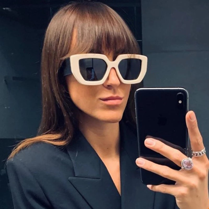 Retro Personality Polygon Sunglasses