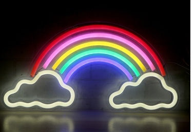 Room Decoration Night Light - LED Neon Lights, Acrylic Back Panel,