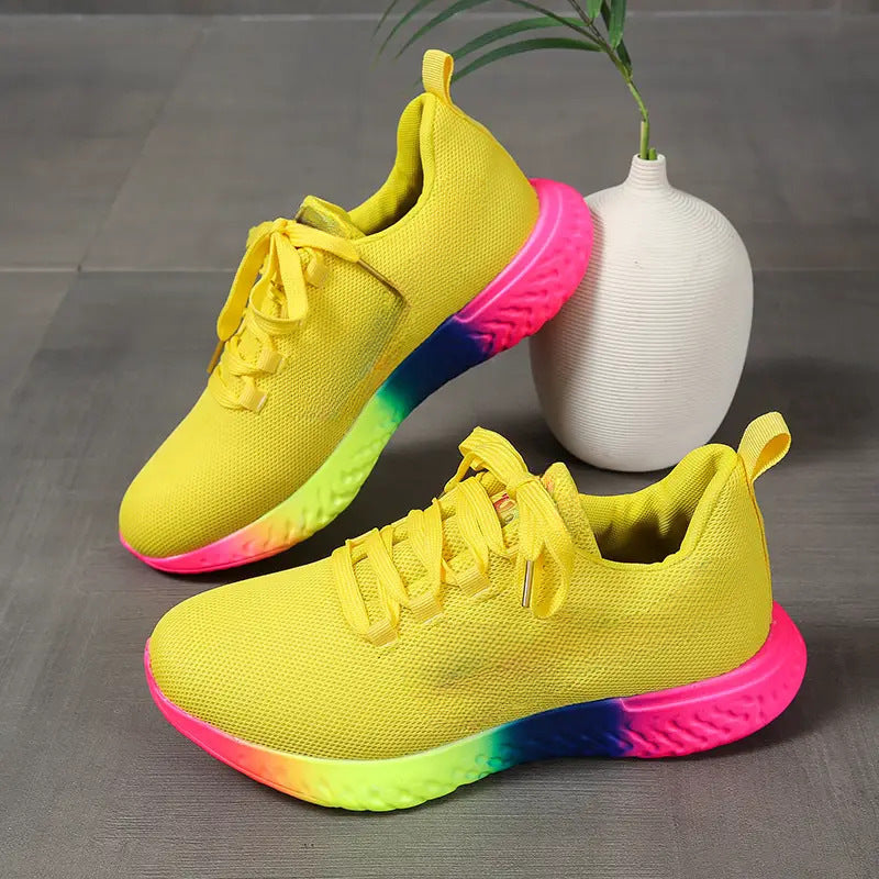 Lace-up Mesh Shoes for Women