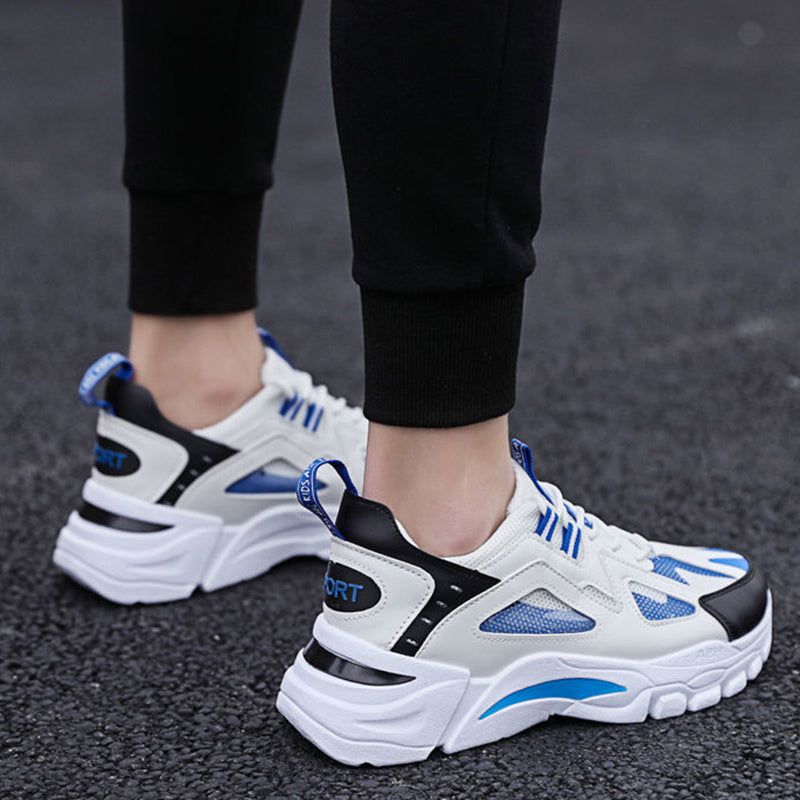 White Sneakers - Non Slip Walking Running Shoes Sports