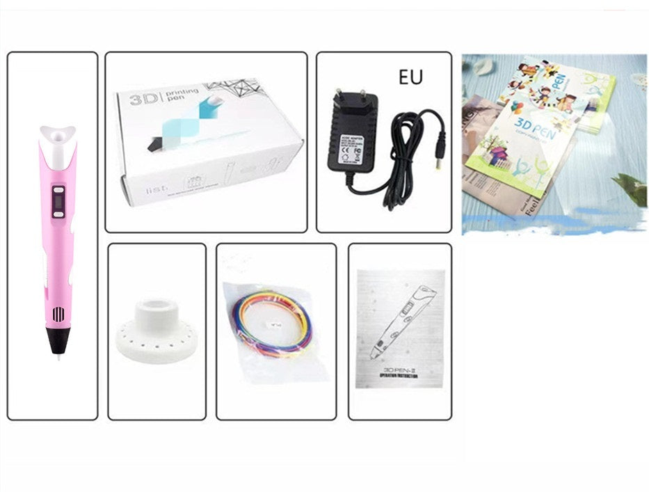 Children's 3D Printing Pen - Three-dimensional Brush Toy Set