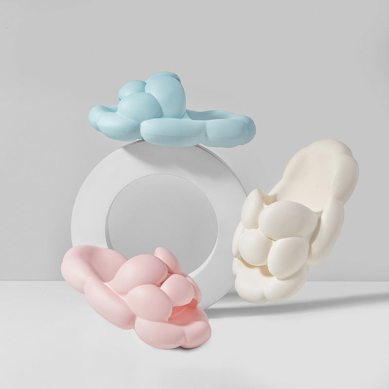 Soft Cloud Design Slippers - Cute House Shoes, Women Outdoor and Indoor Bathroom Slipper