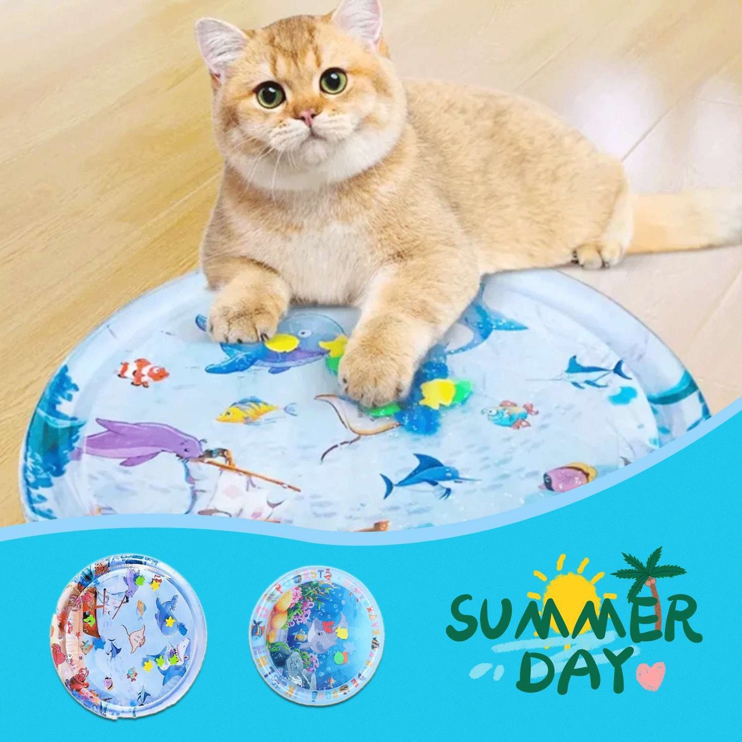 Pet Summer Cooling Water Mat -  Bed Cushion Ice Pad Dog Sleeping Square Mat For Puppy Dogs Cats Pet Kennel Cool Cold