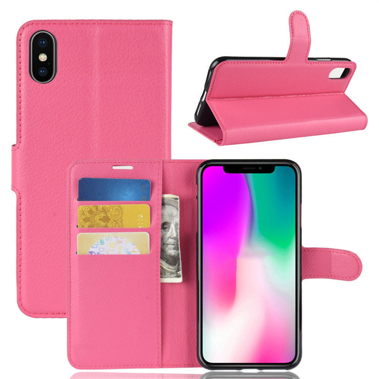 Litchi Pattern Leather Phone Case