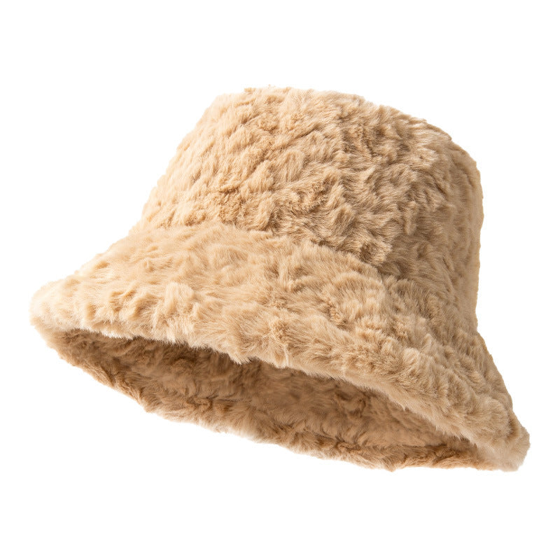 Lambswool Fisherman Winter Hat - Warm Fashionable Solid Color Hats For Women