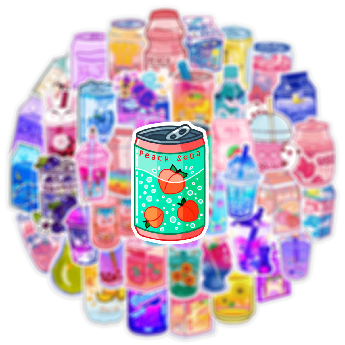 Cute Instagram Style Drink Graffiti Stickers
