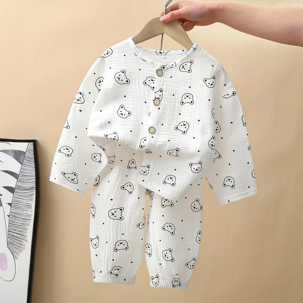 Soft Cotton Cartoon Children's Pajama Set