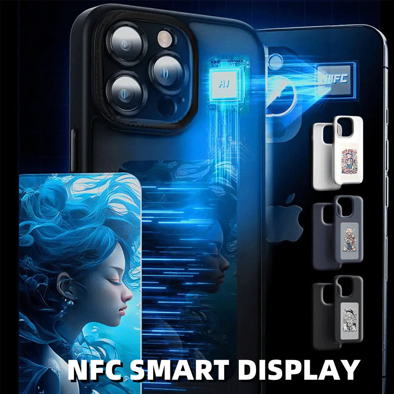 E-ink Screen Phone Case - Unlimited Screen Projection Personalized Phone Cover Battery Free New Designer Luxury Phone Case